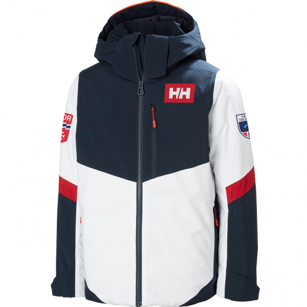 Helly Hansen Junior Ski Jacket HIGHLAND ocean blue Ski Jackets Ski Clothing Kids XSPO Fashion