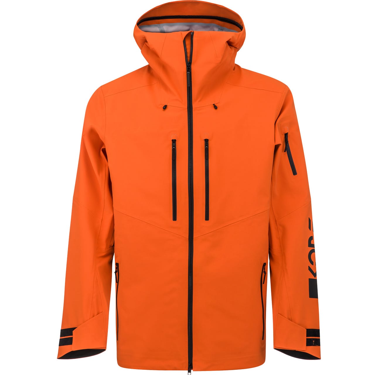 Head Skiwear men unpadded shell jacket KORE fluo orange |Ski Jackets ...