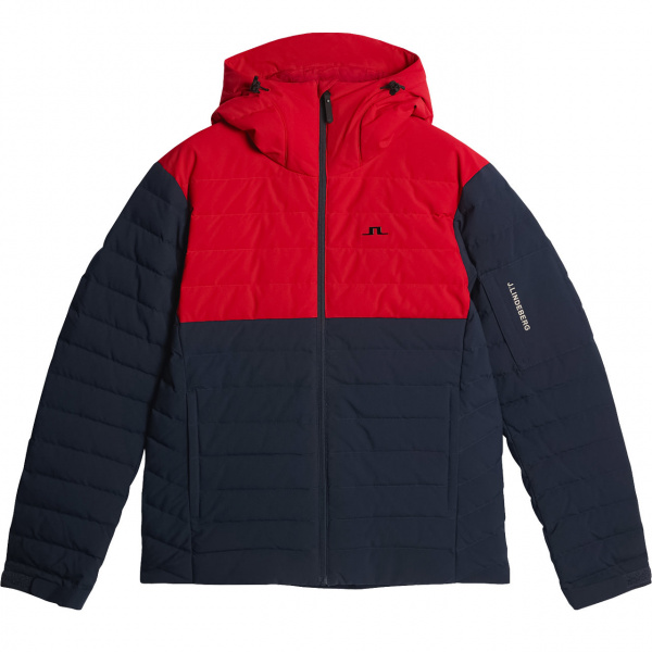 Men Ski Jacket THERMIC PRO BLOCKED DOWN JL navy